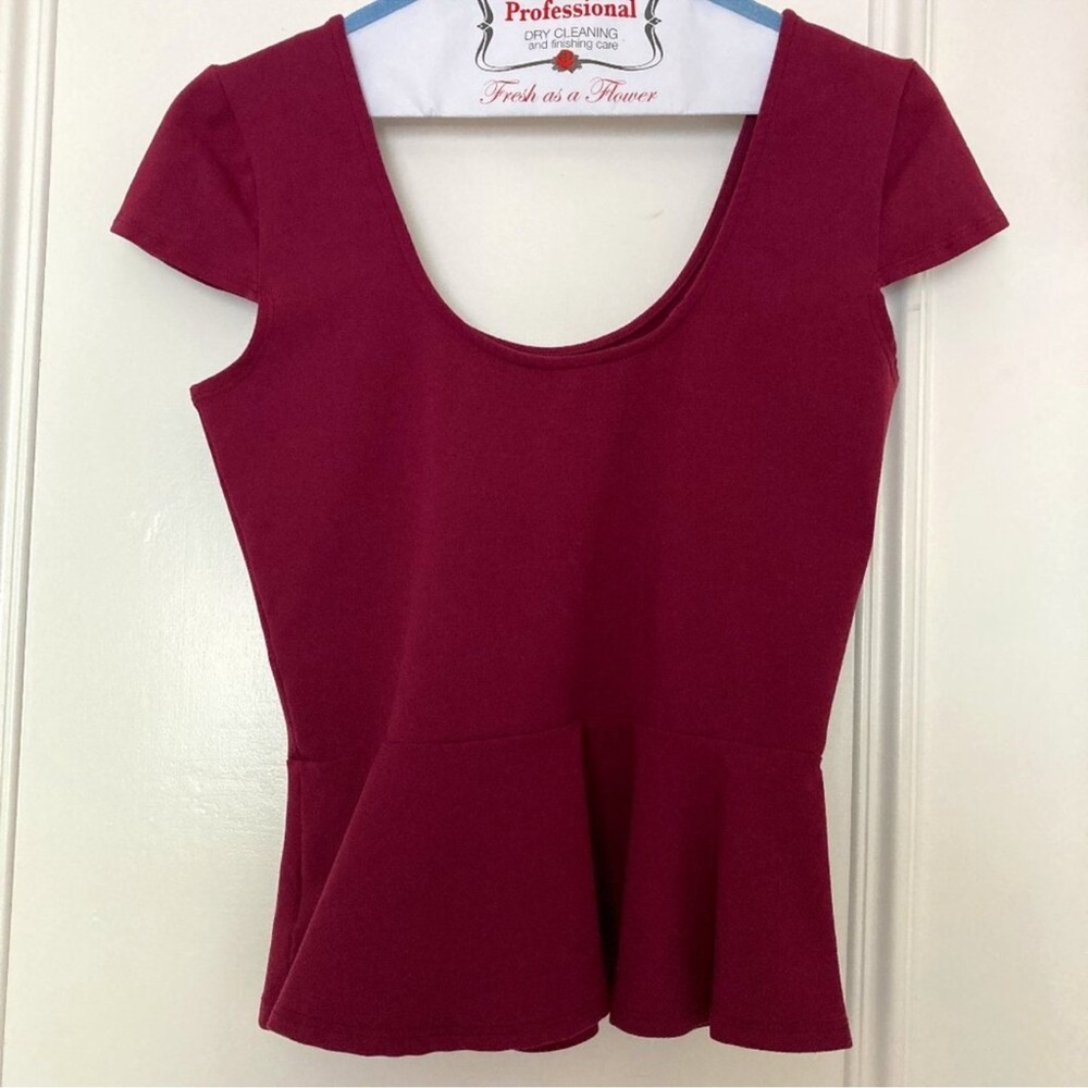 Bebe Peplum Top